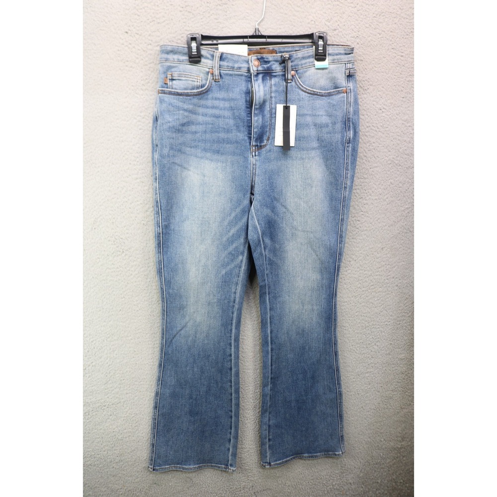 Judy Blue Boot Cut High Waist Tummy Control Medium Wash Denim Jeans-NWT-15/32
